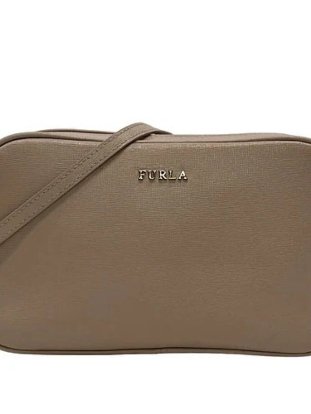 FURLA Beige Leather Shoulder Bag